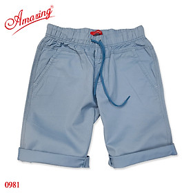 Quần short kaki Amazing, lưng thun có giây rút, vải kaki dày dặn, co giãn nhẹ, nhiều màu, có size lớn