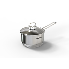 [Hàng chính hãng] Nồi quấy bột Inox 5 đáy Sunhouse SHG508-16