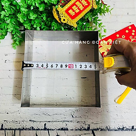 Mua Khuôn Bánh Chưng Inox 16 cm - Inox Dày  Nặng Tay  Bánh Vuông Sắc Nét