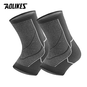Bộ 2 vớ bảo vệ mắt cá chân chống lật cổ chân AOLIKES A-7137 Elastic weave ankle