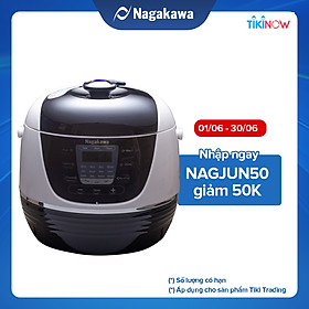 Nồi Áp Suất Điện Tử Nagakawa NAG0206 (6.0 Lít) - Hàng Chính Hãng