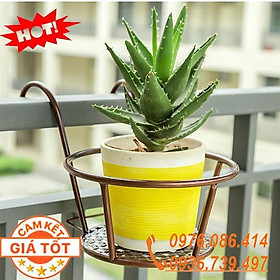 Mua Combo 5 giá sắt treo chậu hoa ban công