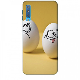 Ốp lưng dành cho điện thoại  SAMSUNG GALAXY A7 2018 Đôi Bạn Trứng Cute