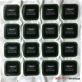 Vỉ miếng vá MU hình vuông dùng cho lốp không săm thương hiệu Maruni - Sản xuất tại Nhật Bản