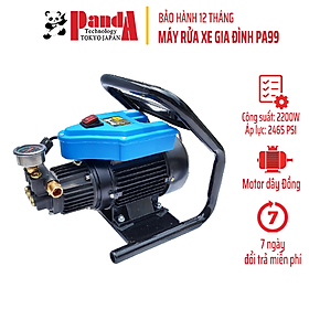 Máy Rửa Xe Panda PA99, Công suất 2200W, Khung thép, Motor to, Máy siêu bền