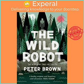 Hình ảnh Sách - The Wild Robot by Peter Brown (UK edition, paperback)