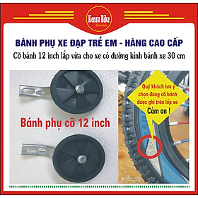 bánh phụ cho xe đạp trẻ em từ 12 inch đến 20 inch hàng Việt Nam chất lượng cao