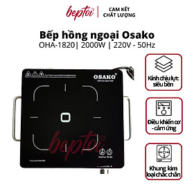 Mua Bếp hồng ngoại đơn không kén nồi  Bếp điện hồng ngoại cơ  mặt kính ceramic OSAKO OHA-1820 - Hàng chính hãng