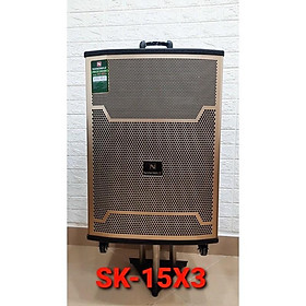 Loa kéo di động Nanomax SK-15X3 bass 40cm - Hàng chính Hãng