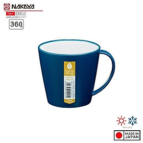 Cốc nhựa giả sứ dùng để uống trà, sữa, coffee Nakaya Laulu Mug 360ml hàng Made in Japan