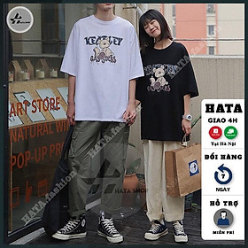 Áo thun unisex nam nữ , Áo thun form rộng tay lỡ HATA Fashion in hình siêu ngầu mã ZQ33