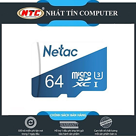 Mua Thẻ nhớ microSDXC Netac Extreme 64GB U3 4K 100MB/s (Trắng xanh)