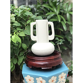 BÌNH HOA GỐM SỨ XUẤT KHẨU TRANG TRÍ DECOR BÌNH CẤM HOA XK01