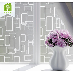 Mua 5M Giấy Dán Kính hình chử nhật không cần keo - khổ 0.45m