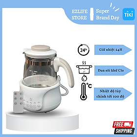 Mua Ấm Đun Nước MST Pha Sữa Bản Nâng Cấp Giữ Nhiệt 24H Có Điều Khiển Hâm Sữa Pha Chỉ 30s