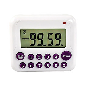 Gray/Purple Countdown Timer with Alarm Clock Event Reminder Day Calendar Alarm Clock Count Kitchen Countdown Reminder