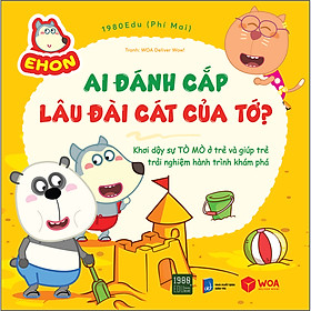 Sách Wolfoo Ehon - Ai Đánh Cắp Lâu Đài Cát Của Tớ