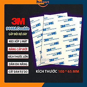 Hình ảnh Miếng Keo Xốp 3M Dán Tường 2 Mặt Siêu Dính Dày 1.5mm Dán Cố Định Ảnh Camera Hành Trình Ô Tô Đa Năng