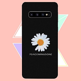 Ốp điện thoại dành cho máy Samsung Galaxy S10 Plus - Hoa Cúc MS HC004