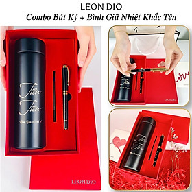 Mua COMBO Bút Ký Tên + Bình Giữ Nhiệt 450ml Khắc Chữ Theo Yêu Cầu - Quà Tặng Cho Sếp  Đồng Nghiệp  Thầy Cô