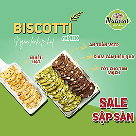 Bánh ăn kiêng dành cho người tiểu đường, bánh ăn kiêng Biscotti không đường 150g - B03