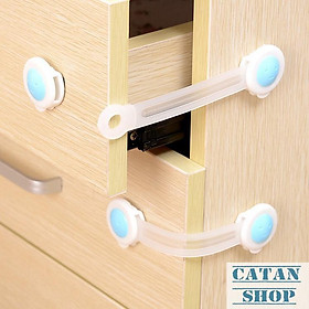 Mua Bộ combo 5 dây đai khóa tủ lạnh  ngăn kéo bảo vệ an toàn cho bé  trẻ em