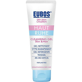 Gel Tắm Gội Cho Trẻ Em Eubos Haut Ruhe Cleansing Gel Skin & Hair 125Ml