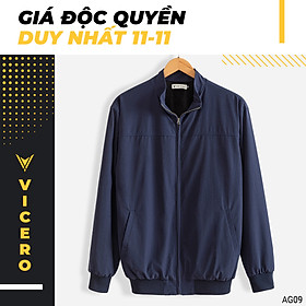 Áo Khoác Nam 2 Lớp Trần Lông Cao Cấp VICERO