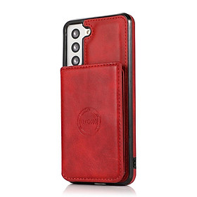 Flip Casing For Samsung Galaxy S21 S20 Ultra S21 S20 Plus S21+ S20+ S20 FE 5G PU Leather Case Dual Layer Card Slots Stand Holder Wallet Pouch Cover