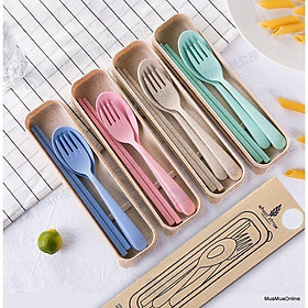 Mua Bộ Đũa Muỗng Nĩa Lúa Mạch