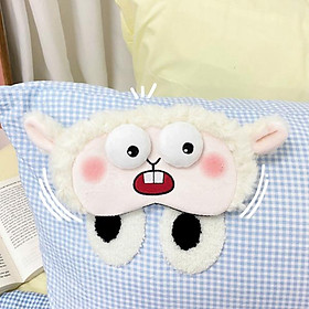 Bịt Mắt Ngủ Cừu Có Túi Nước 4m - ZooZoo 018025 - Màu Trắng