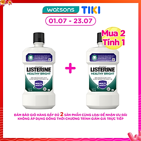 Nước Súc Miệng Làm Trắng Răng Listerine 750ml