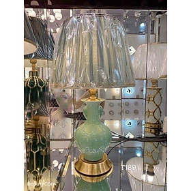 Đèn ngủ gốm xanh ngọc BR-0298