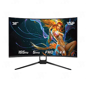 Màn Hình Cong Gaming VSP VG322C 31.5 inch  FHD VA 165Hz 5ms R1800  - Hàng