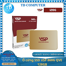 Mua Ổ cứng SSD VSP 860G QVE 128GB Sata III 6Gb/s - Hàng chính hãng TECH VISION phân phối
