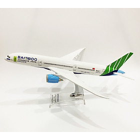 Mô hình máy bay Bamboo Airway Boeing B787 32 cm cao cấp