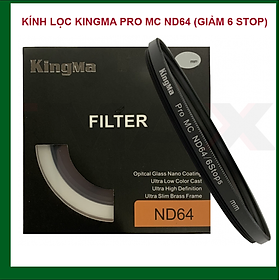 Mua Kính lọc Kingma ND-64 - 52MM  55MM  58MM  62MM  67MM  72MM  77MM  82MM  (GIẢM 6 STOP) - HÀNG CHÍNH HÃNG