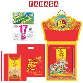 Lịch Bloc Siêu Đại - Phong Cảnh Việt Nam - Bảng Treo Metalize-Hoa - 20 x 30 cm - TĐ19