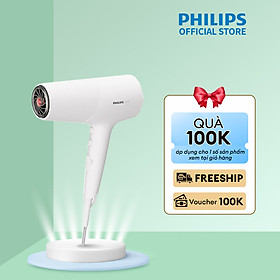 Máy sấy tóc Philips BHD500/00 - Sấy tóc nhanh khô - Bảo vệ tóc không bị quá nóng - Hàng Chính Hãng