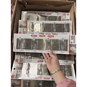 Mua Móc Treo Đồ Dán Tường Siêu Dính Màu Bạc