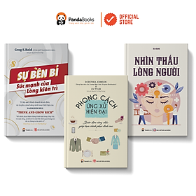 Sách - Combo 3 cuốn Phong cách ứng xử hiện đại + Sự bền bỉ sức mạnh của lòng kiên trì + Nhìn thấu lòng người