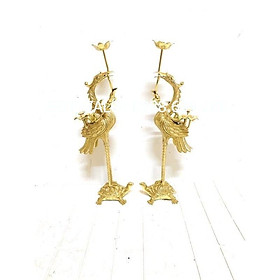 Mua ĐÔI HẠC ĐỒNG CAO 52 CM NẶNG 4 KG CHẤT LIỆU BẰNG ĐỒNG