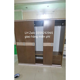 Tủ nhựa đài Loan 5 cánh cửa lùa