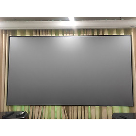 MÀN CHIẾU TƯƠNG PHẢN CAO XÁM FIX FRAME 100 INCH 2M21 X 1M25 TỶ LỆ 16:9