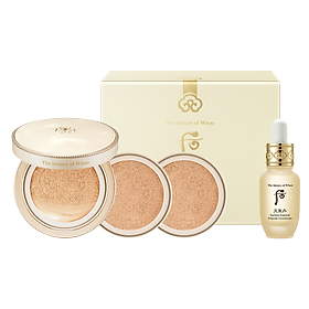 Bộ Phấn nước ngừa lão hóa Whoo GJH Mi Luxury Golden Cushion Glow SPF50+/PA+++ 13g*3 lõi