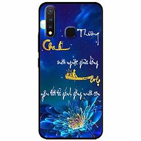 Ốp lưng in cho Vivo Y19/ Vivo U3 Mẫu Thư Pháp Cha Mẹ