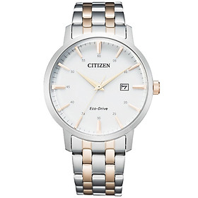 Đồng Hồ Nam Citizen Dây Thép Không Gỉ BM7466-81H - Mặt Trắng