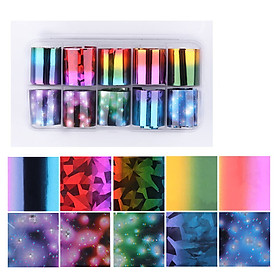 Nail Star Transfer Paper Starry Sky Series Set Nail Sticker 10 Mixed Nail Art Creation