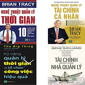 Combo 4 Cuốn Sách: Tài Chính Dành Cho Nhà Quản Lý + Nghệ Thuật Quản Lý Tài Chính Cá Nhân + Nghệ Thuật Quản Lý Thời Gian + Kỹ Năng Quản Lý Thời Gian Và Tổ Chức Công Việc Hiệu Quả