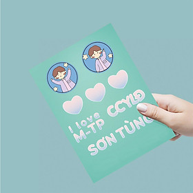 CCYLĐ Sơn Tùng M-TP - Single Sticker hình dán lẻ Có chắc yêu là đây
